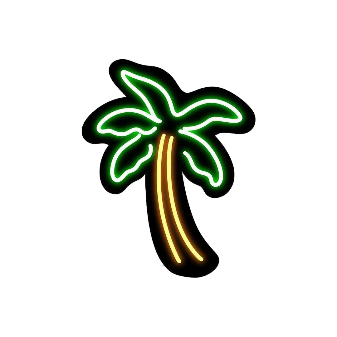 Neon Banyan tree Sticker